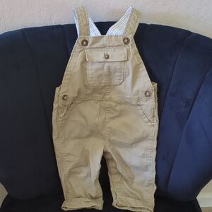 Carter's Tan Cotton Overalls Classic Bib Style